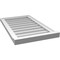 Ekena Millwork Vertical Surface Mount PVC Gable Vent w/ 2"W x 2"H , Brickmould Sill Frame, 18"W x 30"H GVPVE18X3003SN - alternate 5
